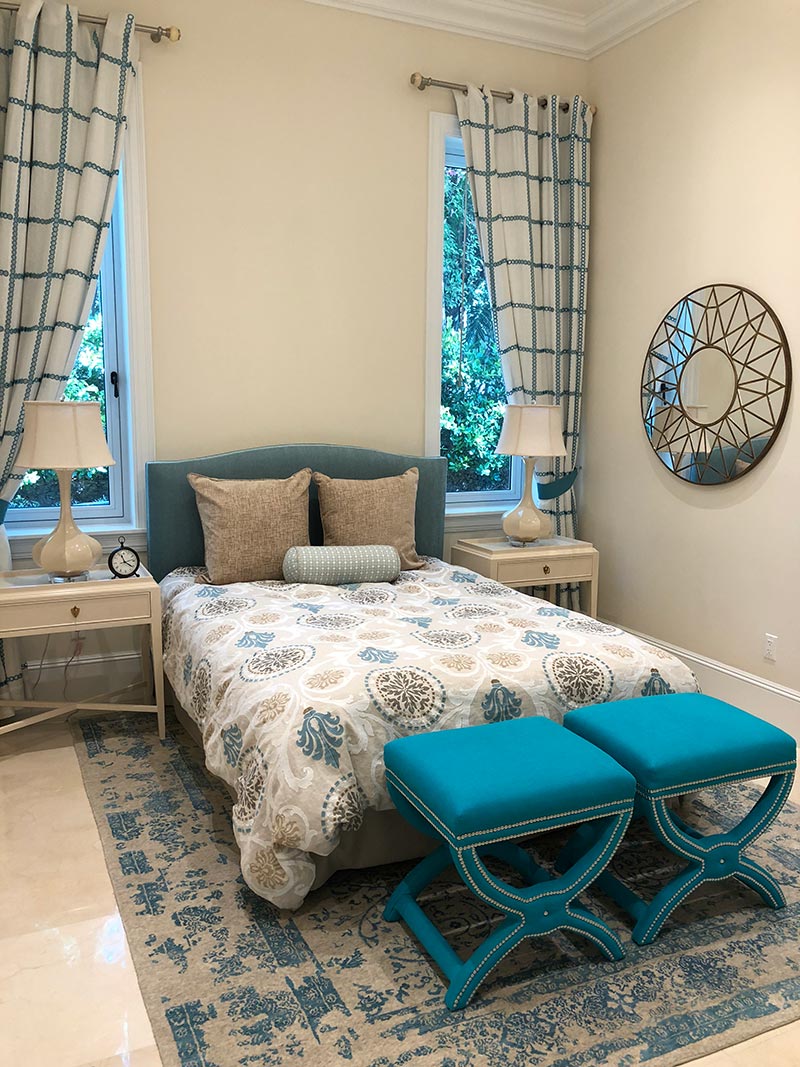 Guestroom, Private Residence - Miami, Florida