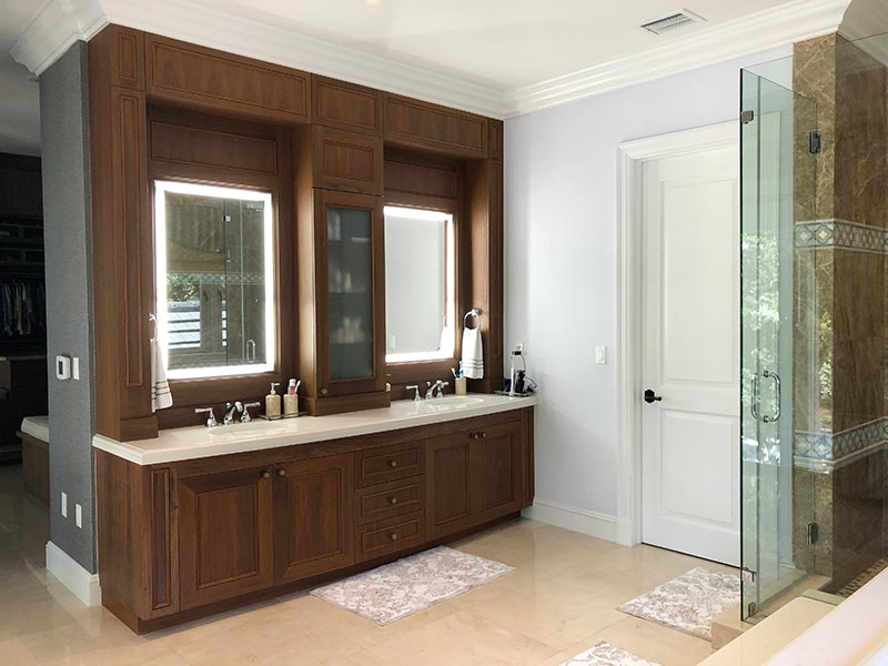 Master Bathroom, Private Residence - Miami, Florida