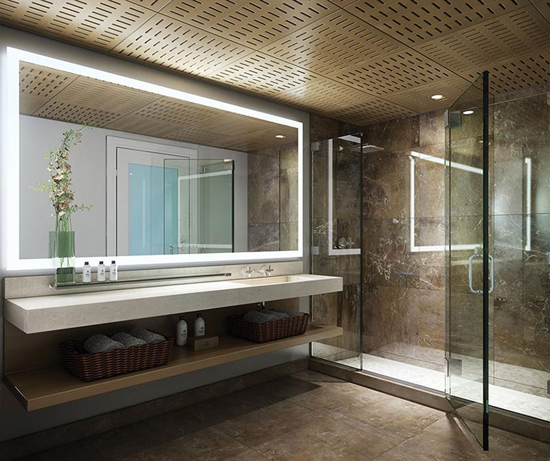 Contemporary Bathroom Renovation - Hilton Hotels
